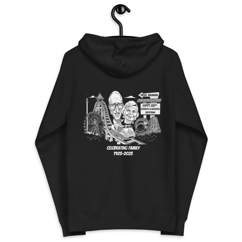 Image of Merryman Black Zip Hoodie (sorry about your family, no names)