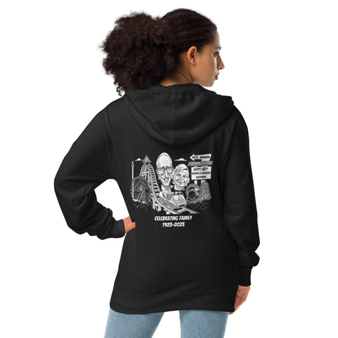 Image of Merryman Black Zip Hoodie (sorry about your family, no names)