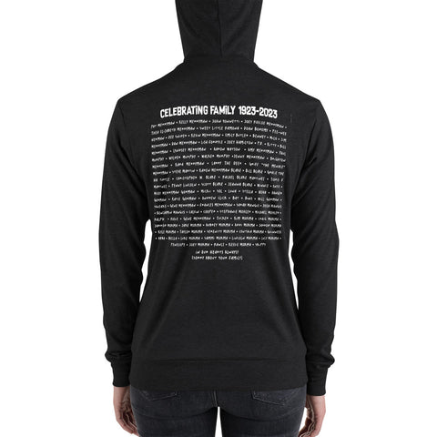 Image of Unisex zip hoodie