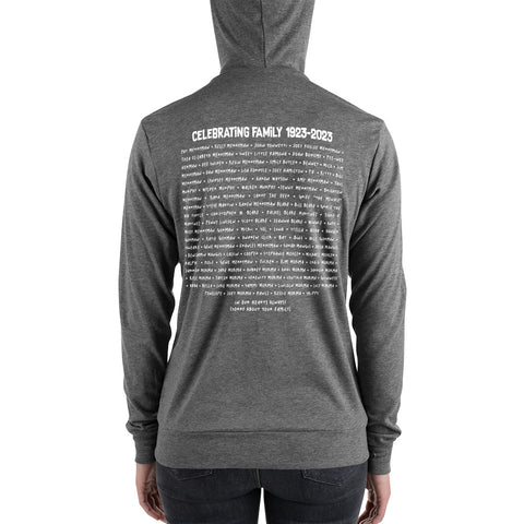 Image of Unisex zip hoodie