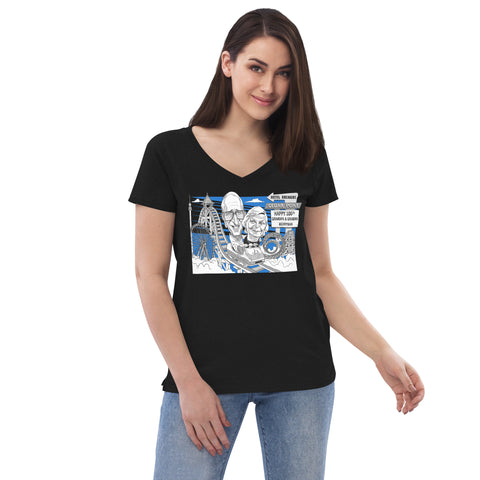 Image of Women’s recycled v-neck t-shirt