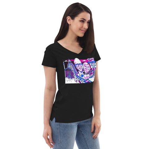 Image of Women’s recycled v-neck t-shirt