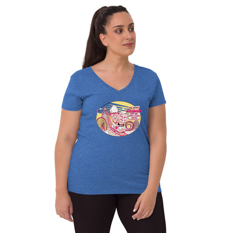 Image of Women’s recycled v-neck t-shirt