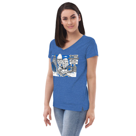 Image of Women’s recycled v-neck t-shirt