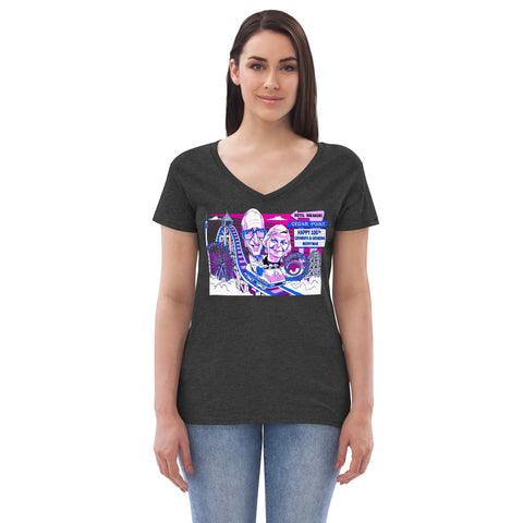 Image of Women’s recycled v-neck t-shirt