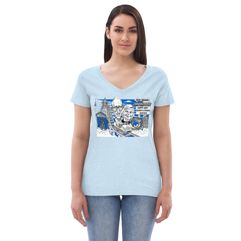 Image of Women’s recycled v-neck t-shirt