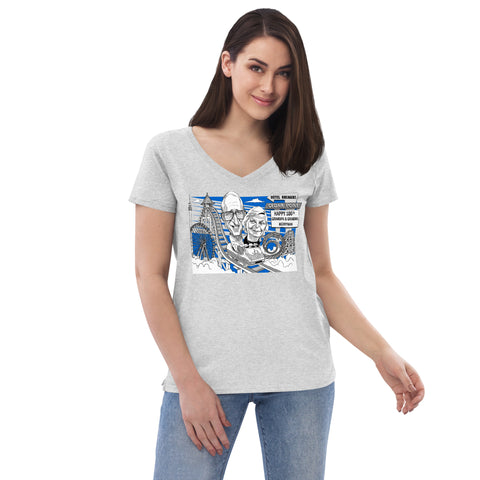 Image of Women’s recycled v-neck t-shirt