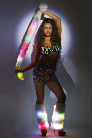Image of Light-up Glow Fur LED Fluffies