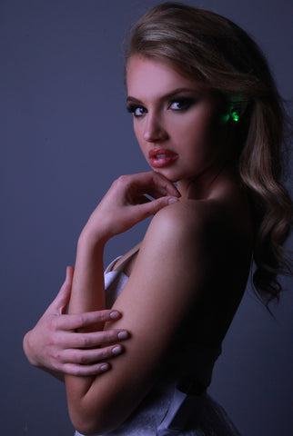 Image of LED Earrings-Rainbow