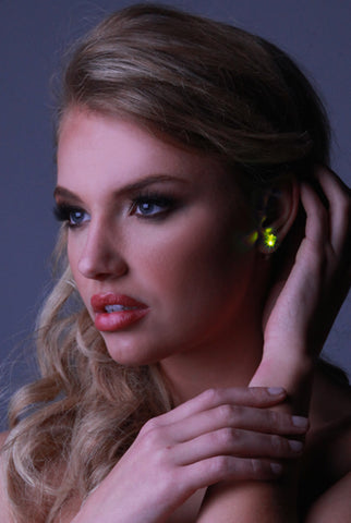 Image of LED Earrings-Rainbow