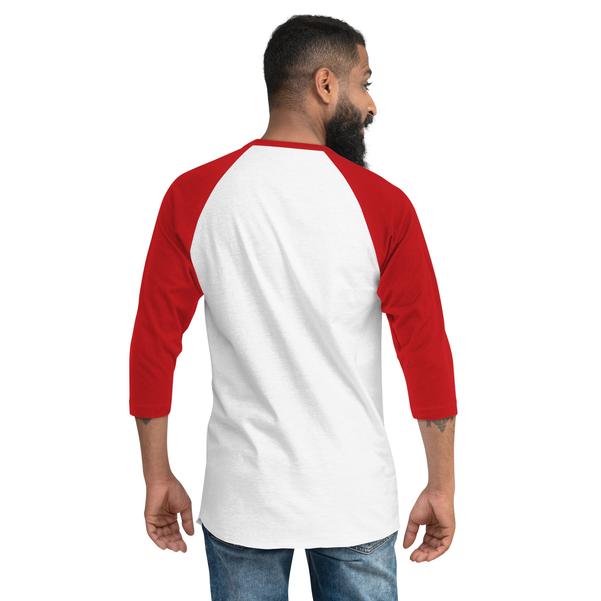 3/4 sleeve raglan Merryman shirt (no back print!)