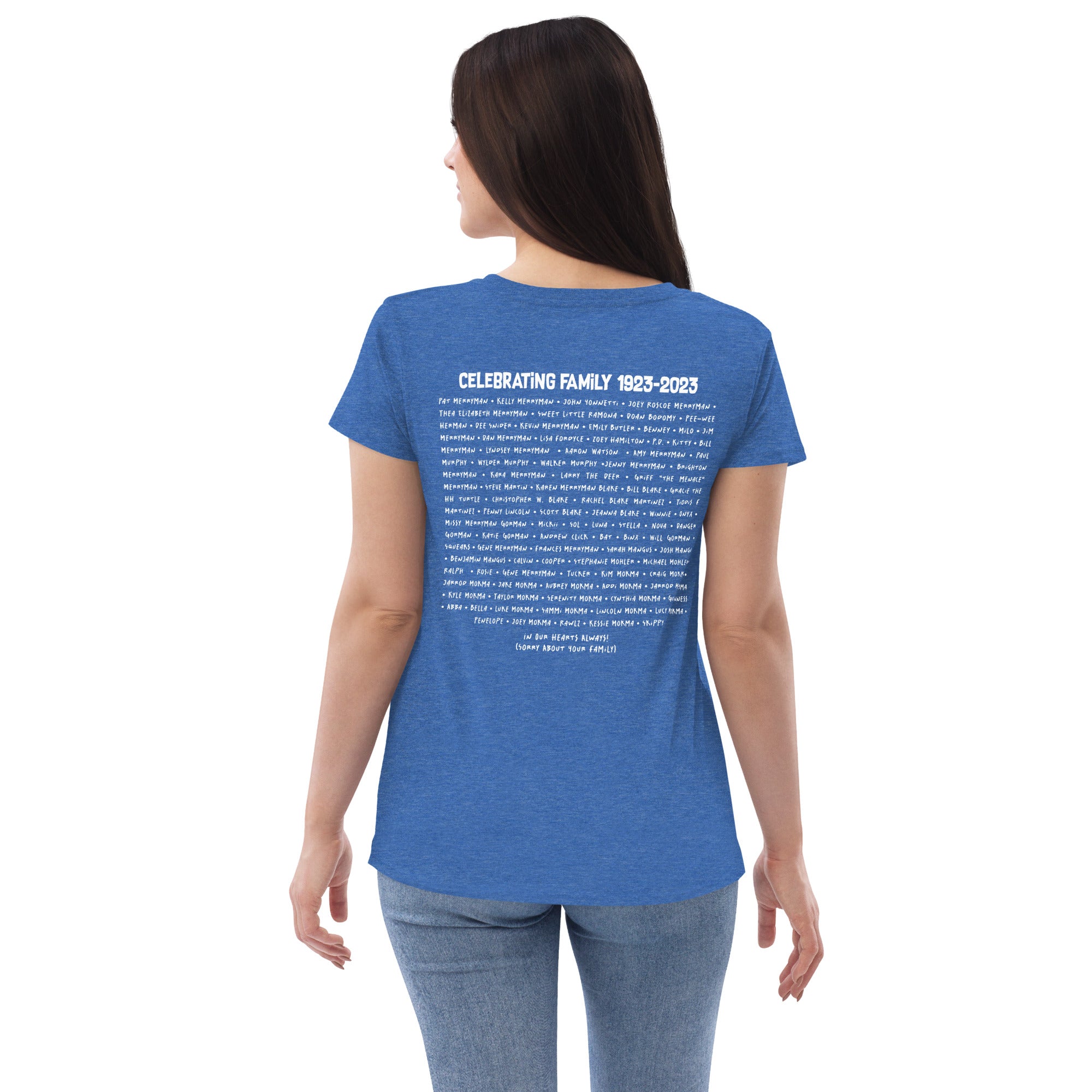 Women’s recycled v-neck t-shirt