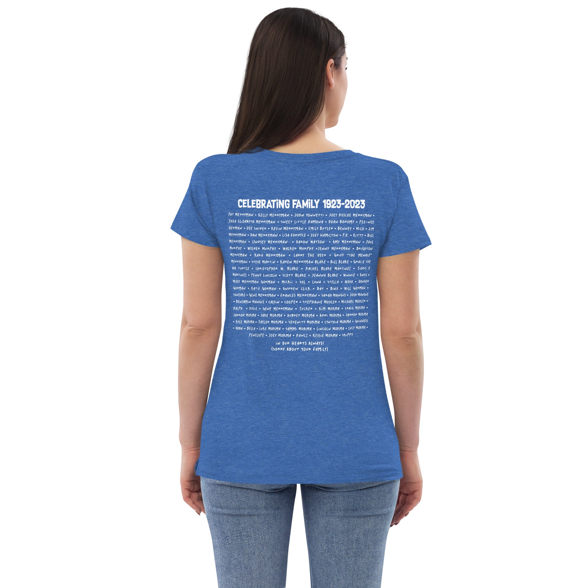 Women’s recycled v-neck t-shirt