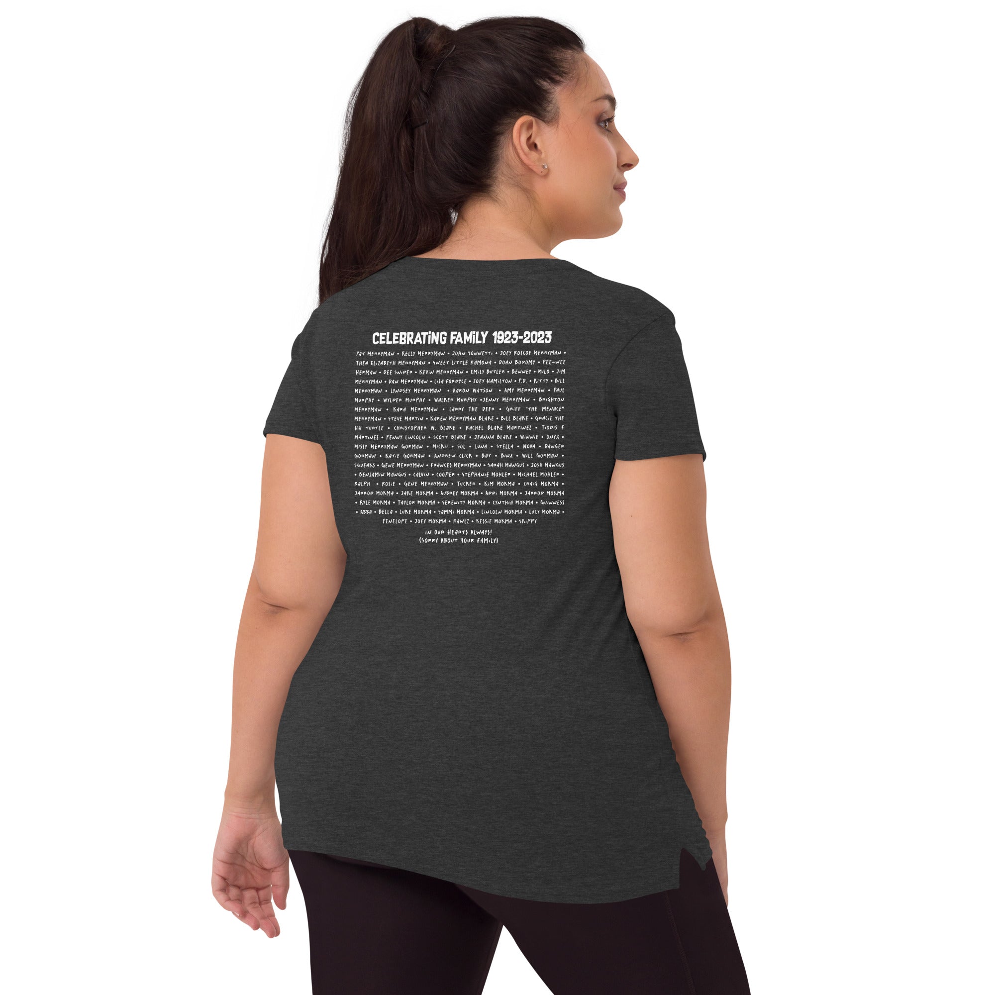 Women’s recycled v-neck t-shirt