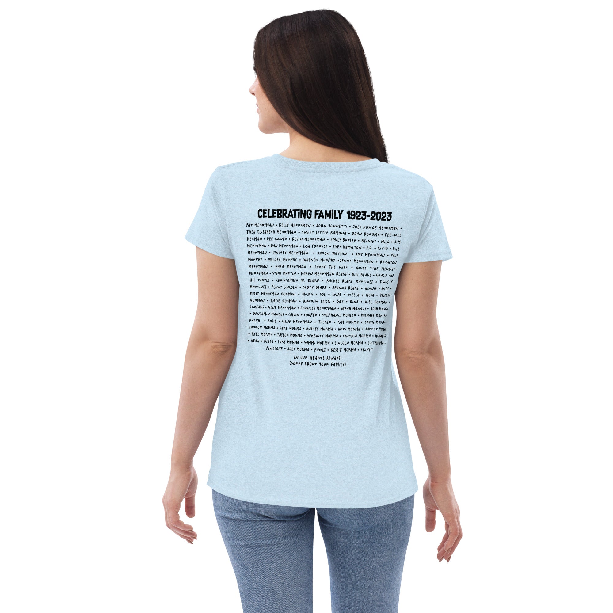 Women’s recycled v-neck t-shirt