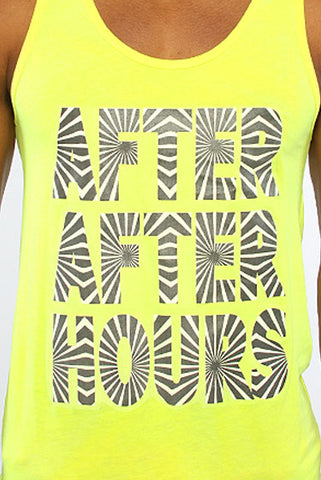Image of "After After Hours" Tank - Yellow