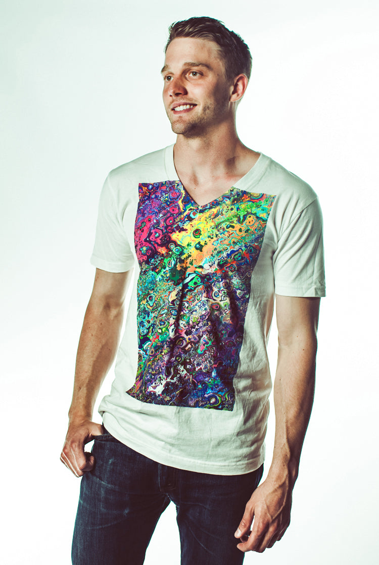 Abstract Art V-neck