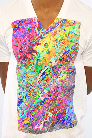 Abstract Art V-neck