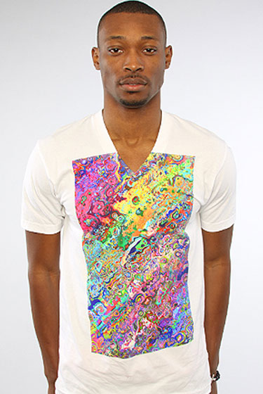 Abstract Art V-neck