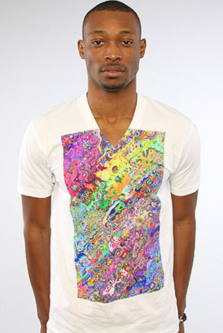 Image of Abstract Art V-neck