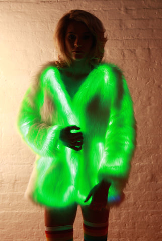 Image of Glow Fur LED Coat
