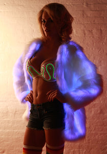 Glow Fur LED Coat