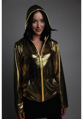 Light-up Disco Hoodie Gold