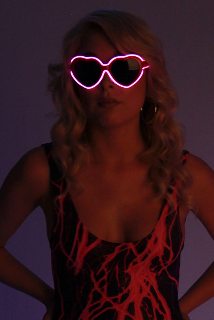 Light-up Heart Glasses