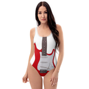 Electric Guitar One-Piece Swimsuit