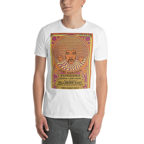 Image of Hendrix Poster Short-Sleeve Unisex T-Shirt