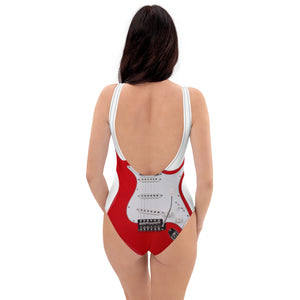 Electric Guitar One-Piece Swimsuit