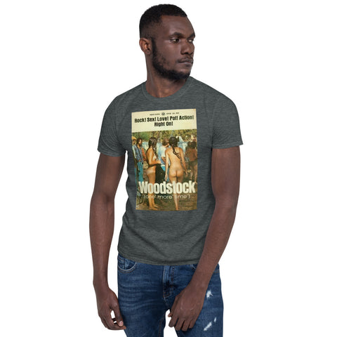 Image of Woodstock Poster Short-Sleeve Unisex T-Shirt