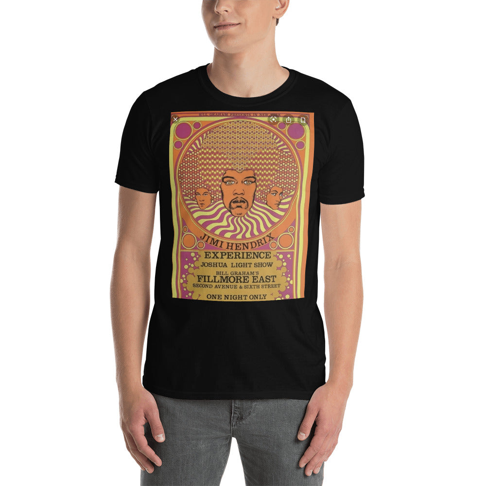 Hendrix Poster Short-Sleeve Unisex T-Shirt