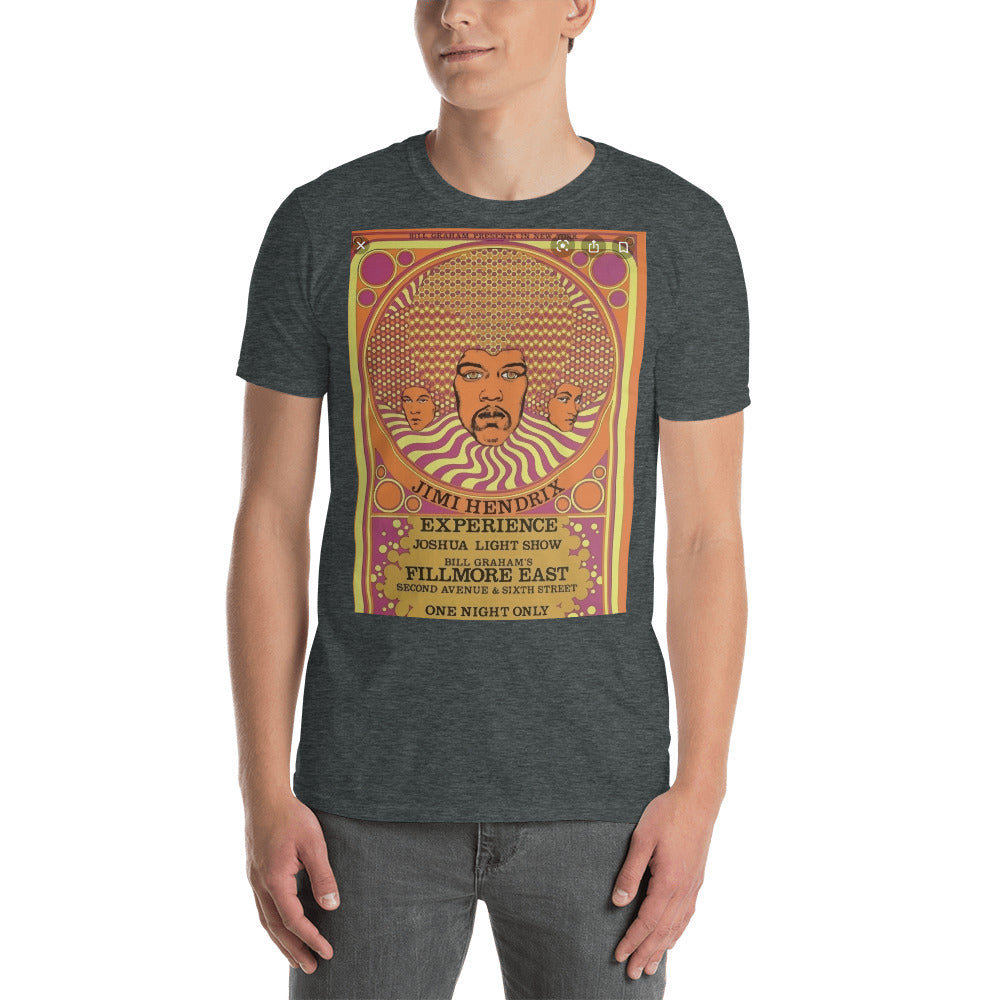 Hendrix Poster Short-Sleeve Unisex T-Shirt