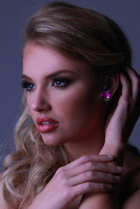 LED Earrings-Pink