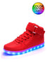Light-up High Top Shoes Red