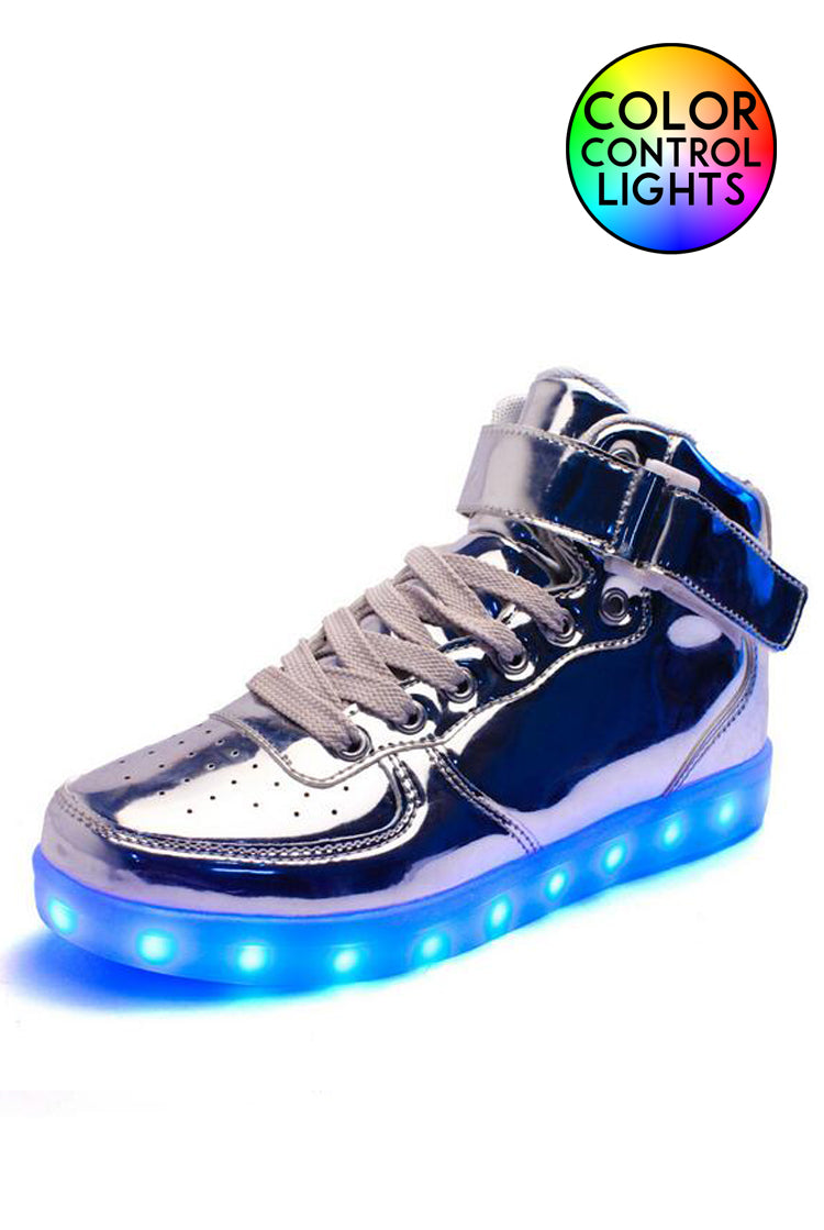 Light-up High Tops Silver