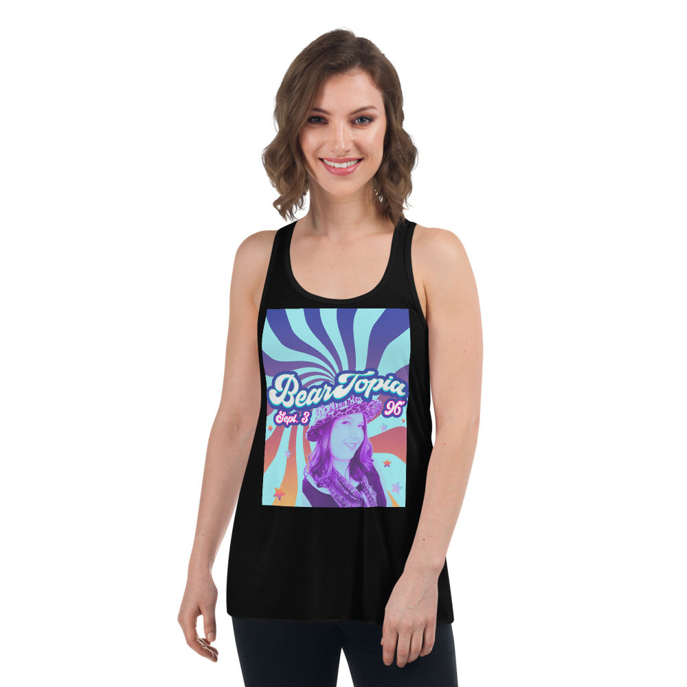 Beartopia Women's Flowy Racerback Tank