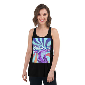 Beartopia Women's Flowy Racerback Tank