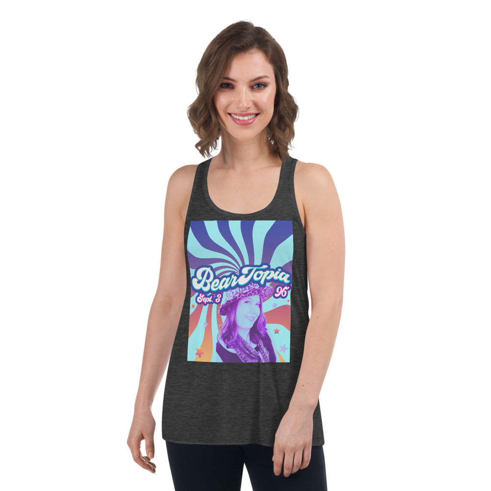 Beartopia Women's Flowy Racerback Tank