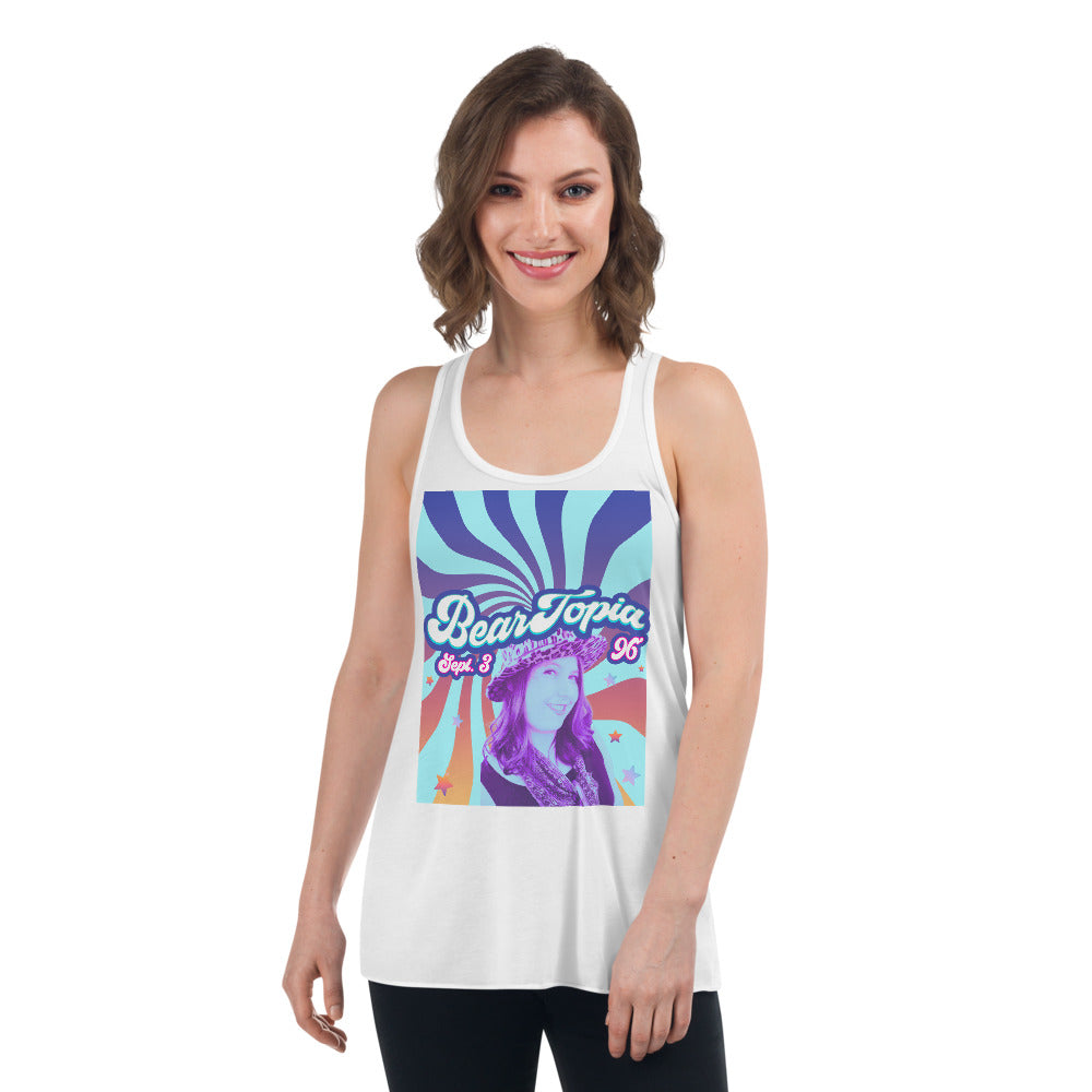 Beartopia Women's Flowy Racerback Tank
